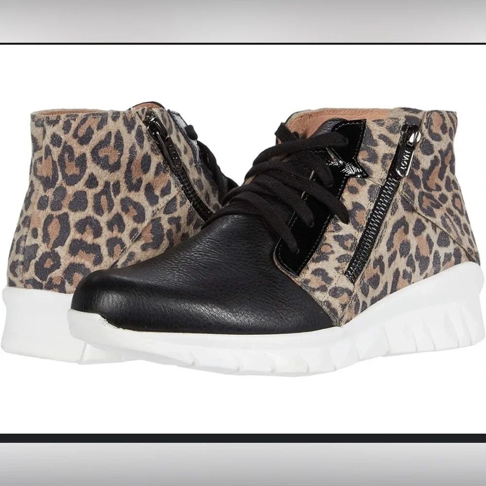 NAOT N7357* Footwear Animal Print Womens Polaris Lace Up Shoe Size US 11